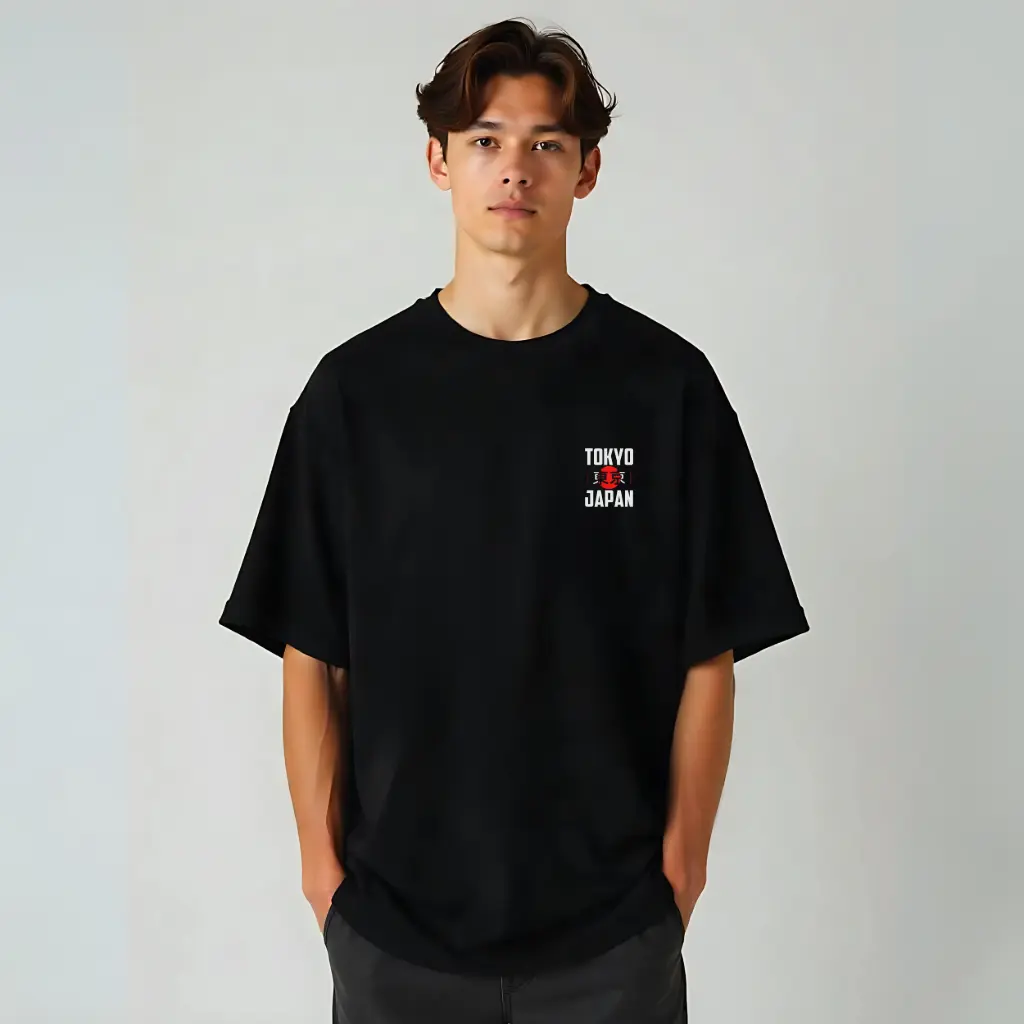 Tokyo Japan Map Graphic T-Shirt – Oversized Streetwear Style