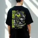  Masked Hunter – Oni Katana Edition Premium Oversized T-shirt for Men 
