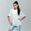 Plain White Oversized T-shirt for Women