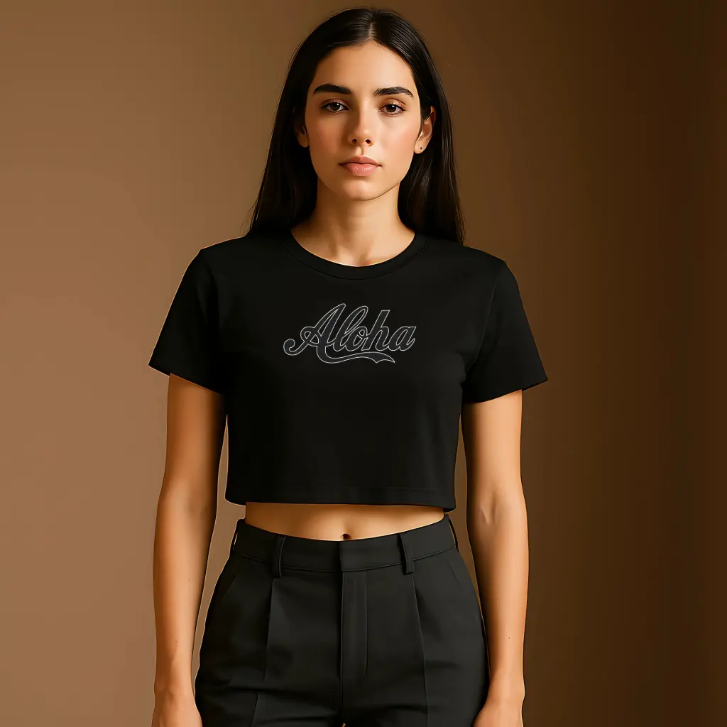 Aloha Breeze Island Vibes Crop Top 