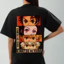 Elemental Eyes Anime-inspired Premium Oversized T-Shirt