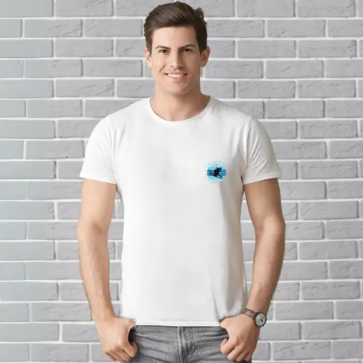 Men’s Cool Snow Sport T-Shirt for Men