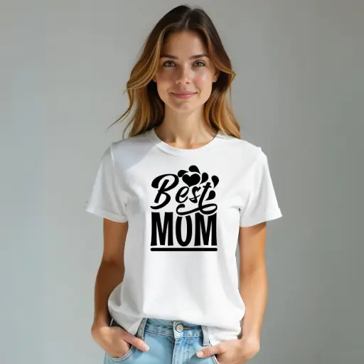 Best Mum – Classic Script Edition T-shirt for Women
