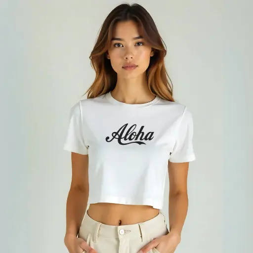 Aloha Breeze Island Vibes Crop Top 